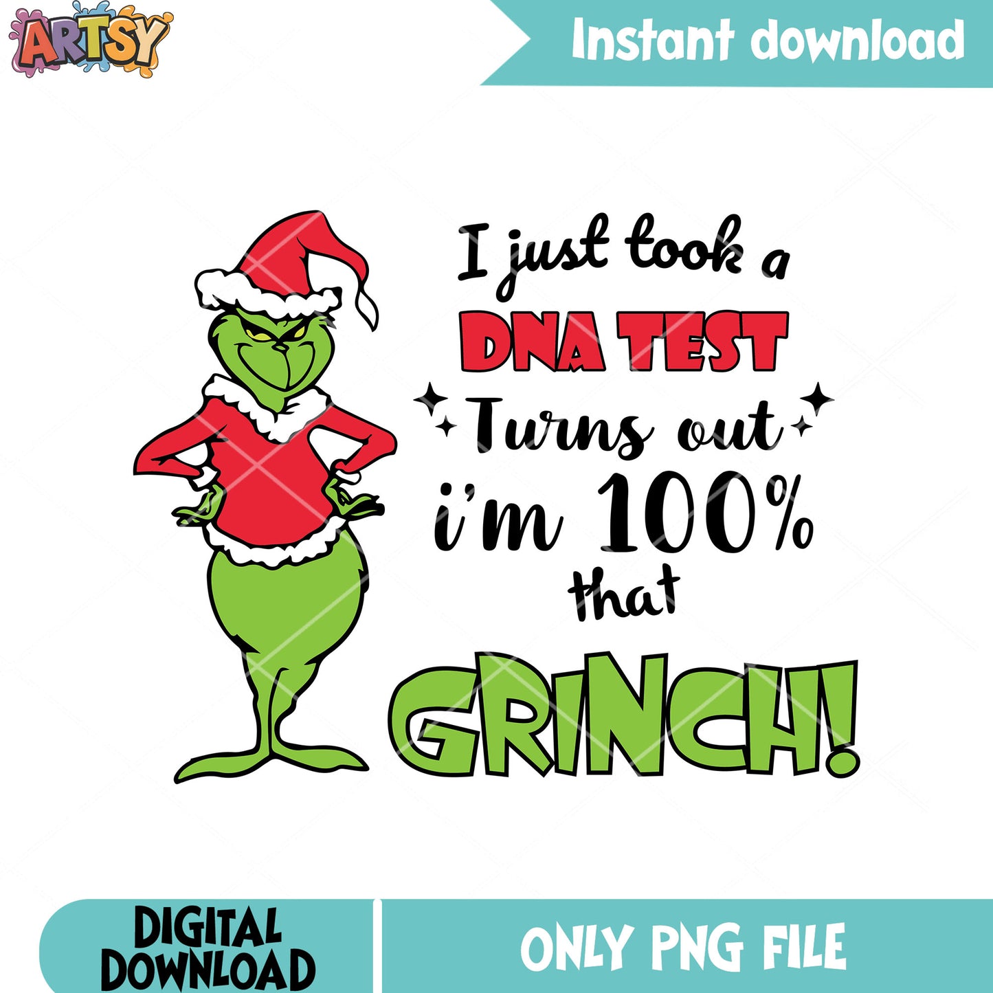 Dna Santa grinch naughty png, christmas costume png, the grinch png