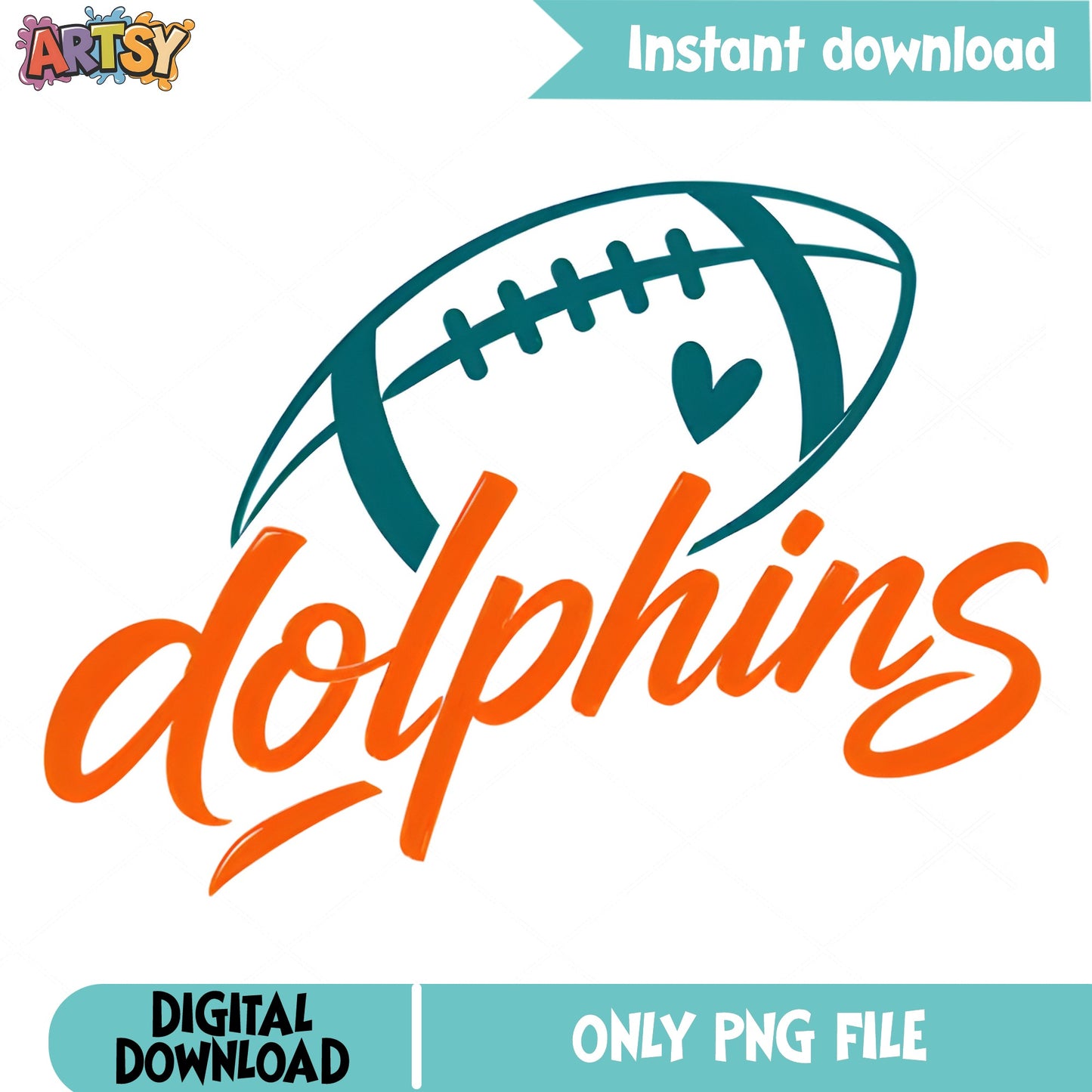 Dolphins Football PNG, Miami Dolphins Fan Shirt, Football PNG