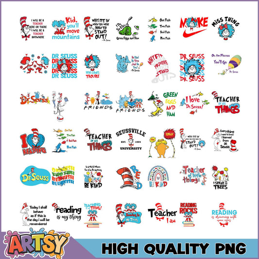 Dr Seuss PNG Bundle High-Quality Images