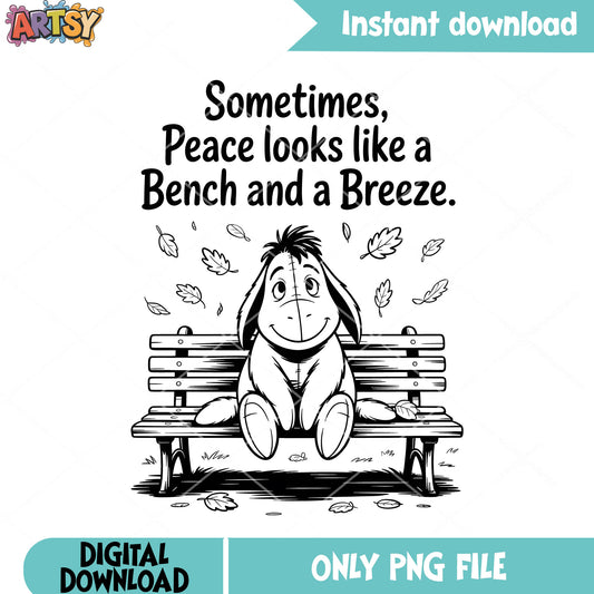 Drawing sheet eeyore png, disney eeyore png, winnie the pooh png