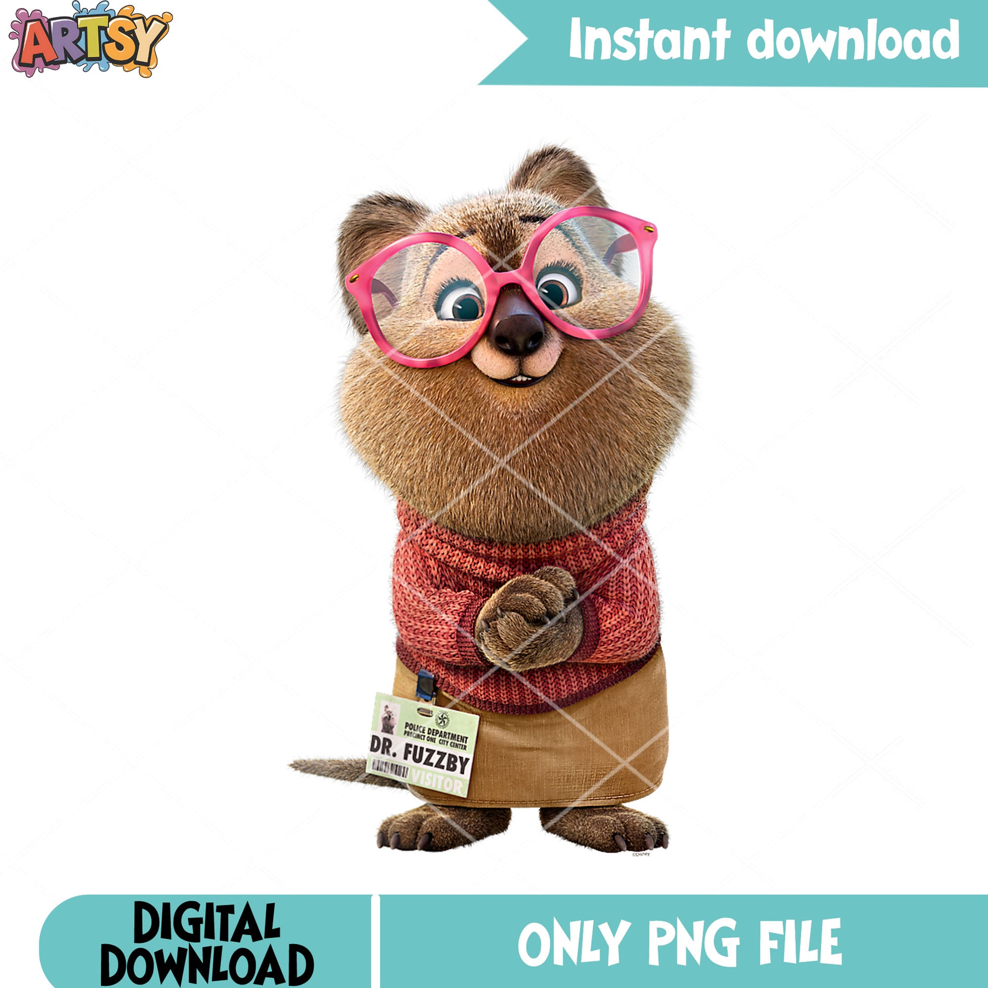 Dr fuzzby zootopia png, disney zootopia png, zootopia 2 png