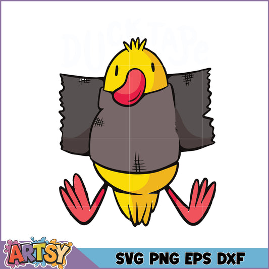 Duck Tape Bird SVG Cut File