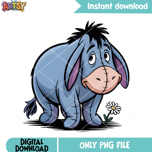 EEyore pooh friendspng, disney vibes png, winnie the pooh png