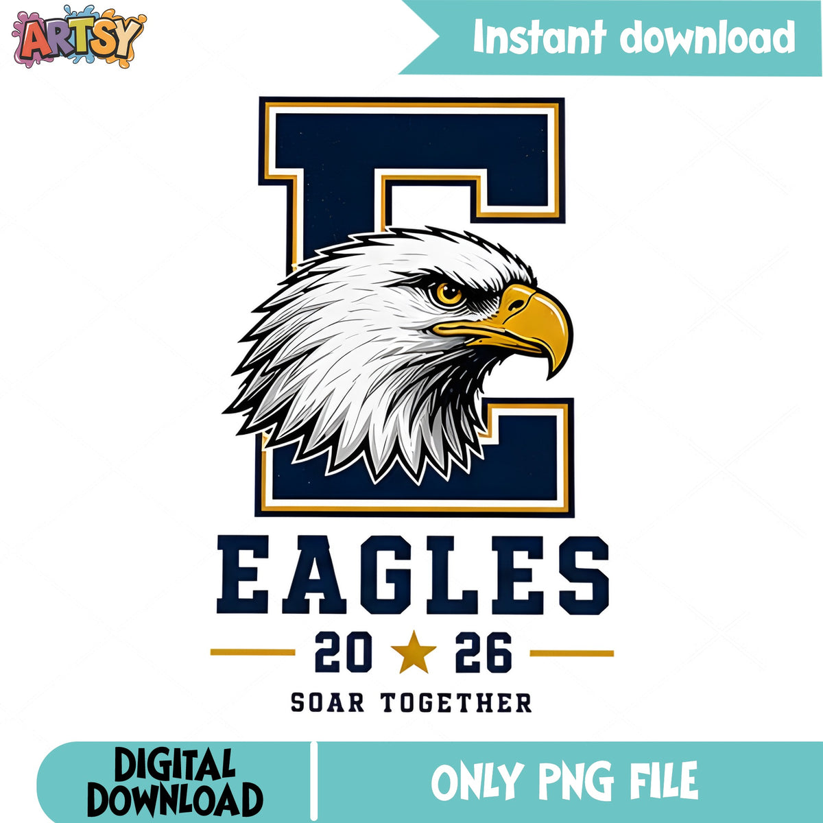 Eagles Mascot PNG, School Spirit Soar Together, Team PNG