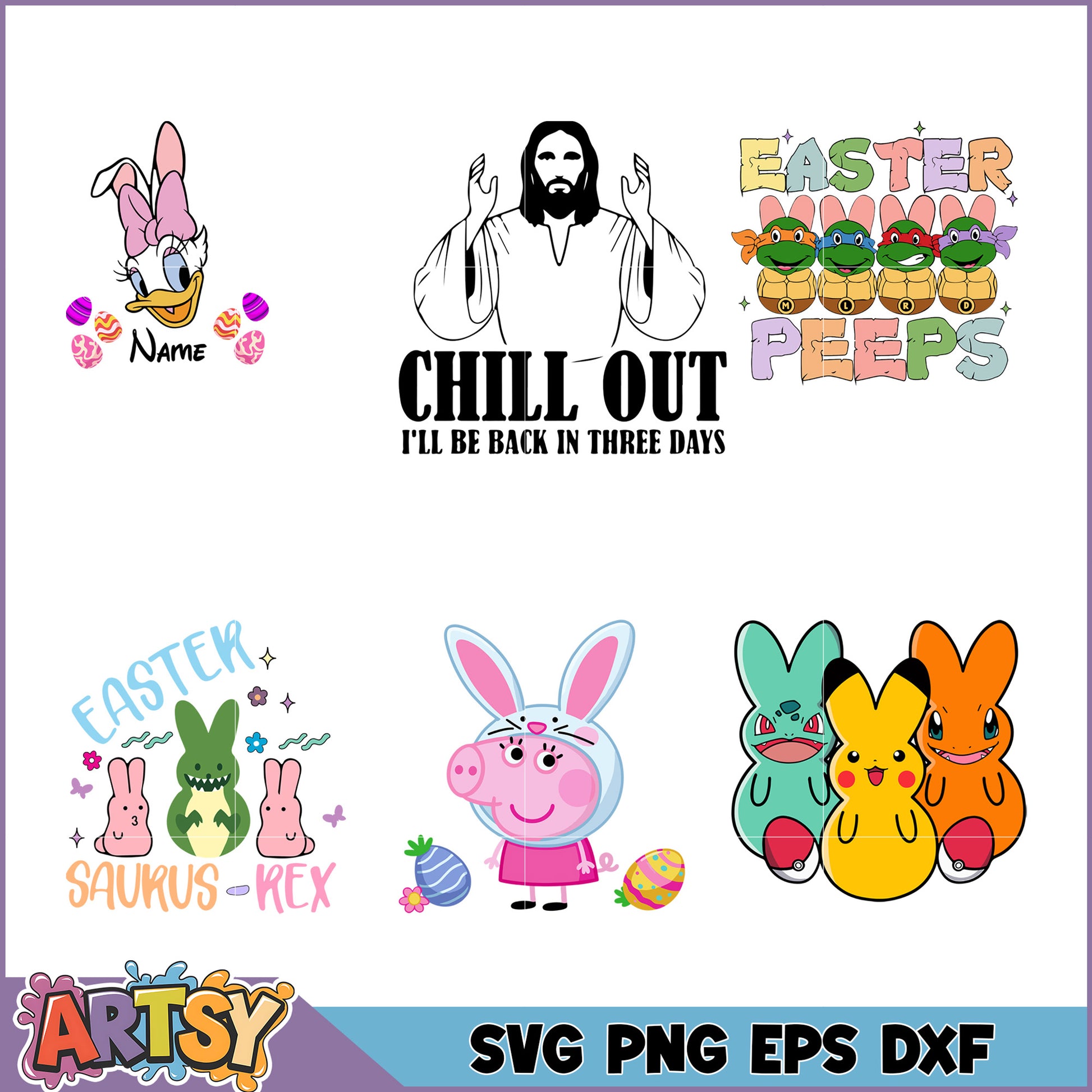 Easter SVG Bundle Cute Designs