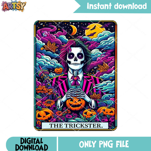 Eerie flower garden png, pinstripe suit png, halloween night png