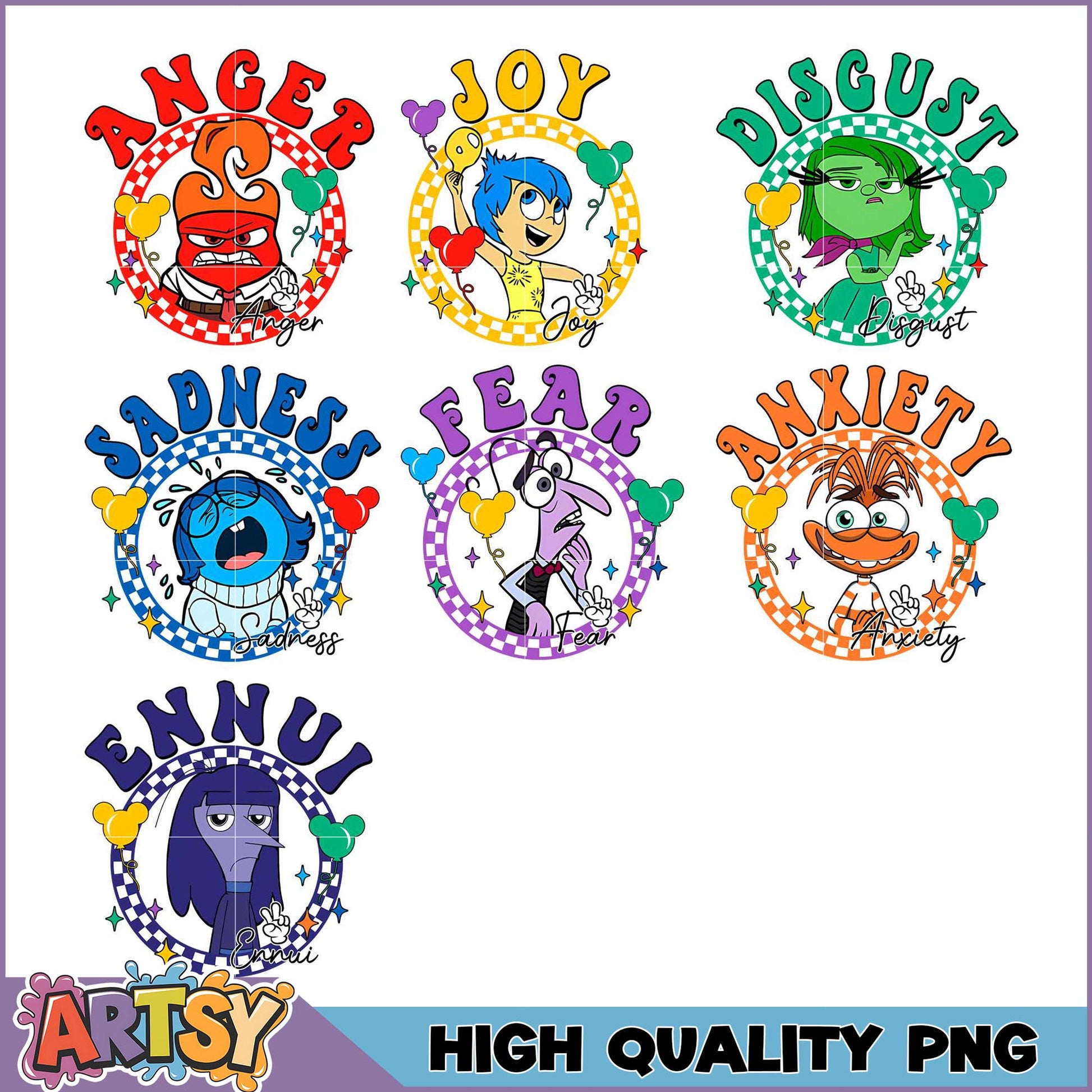 Emotional Character PNG Bundle Fun Illustrations Download