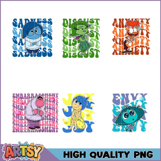 Emotional Expressions PNG Bundle Perfect for Creative Projects