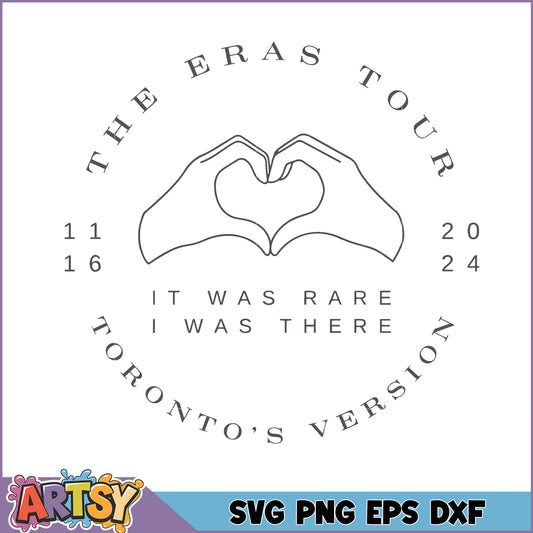 Eras Tour Toronto SVG Design Download
