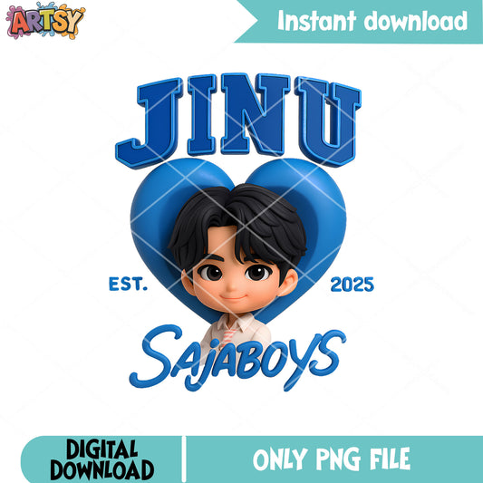 Est jinu saja boys png, jinu saja png, saja boys band png