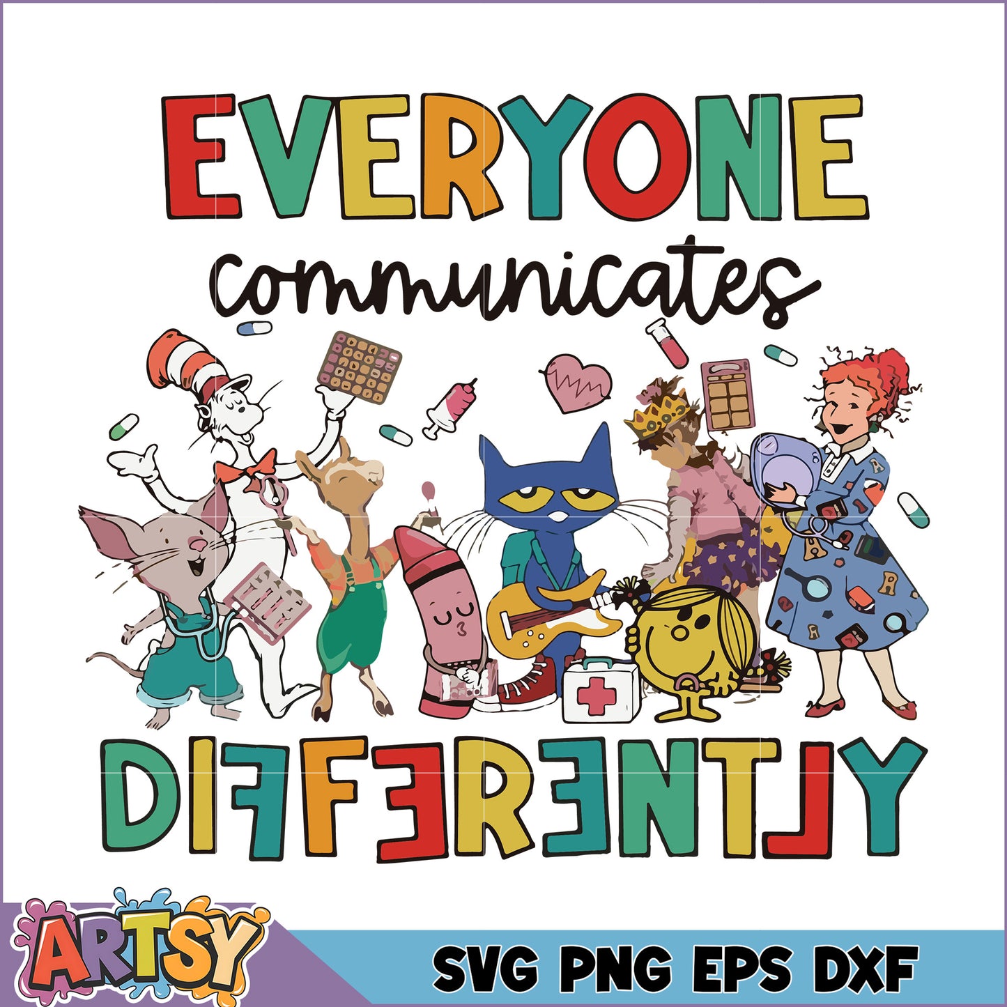 Everyone Communicates Differently SVG