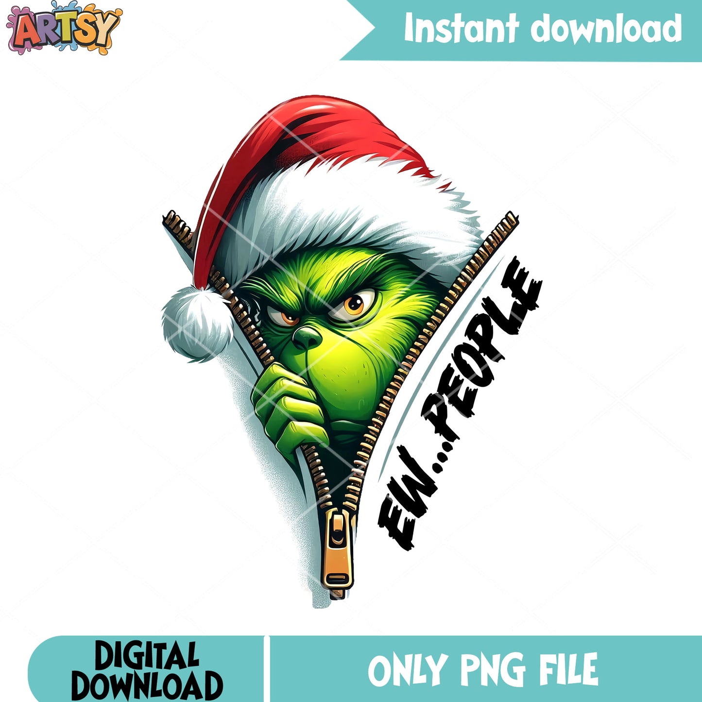 Ew people grinch png, christmas movies png, the grinch png