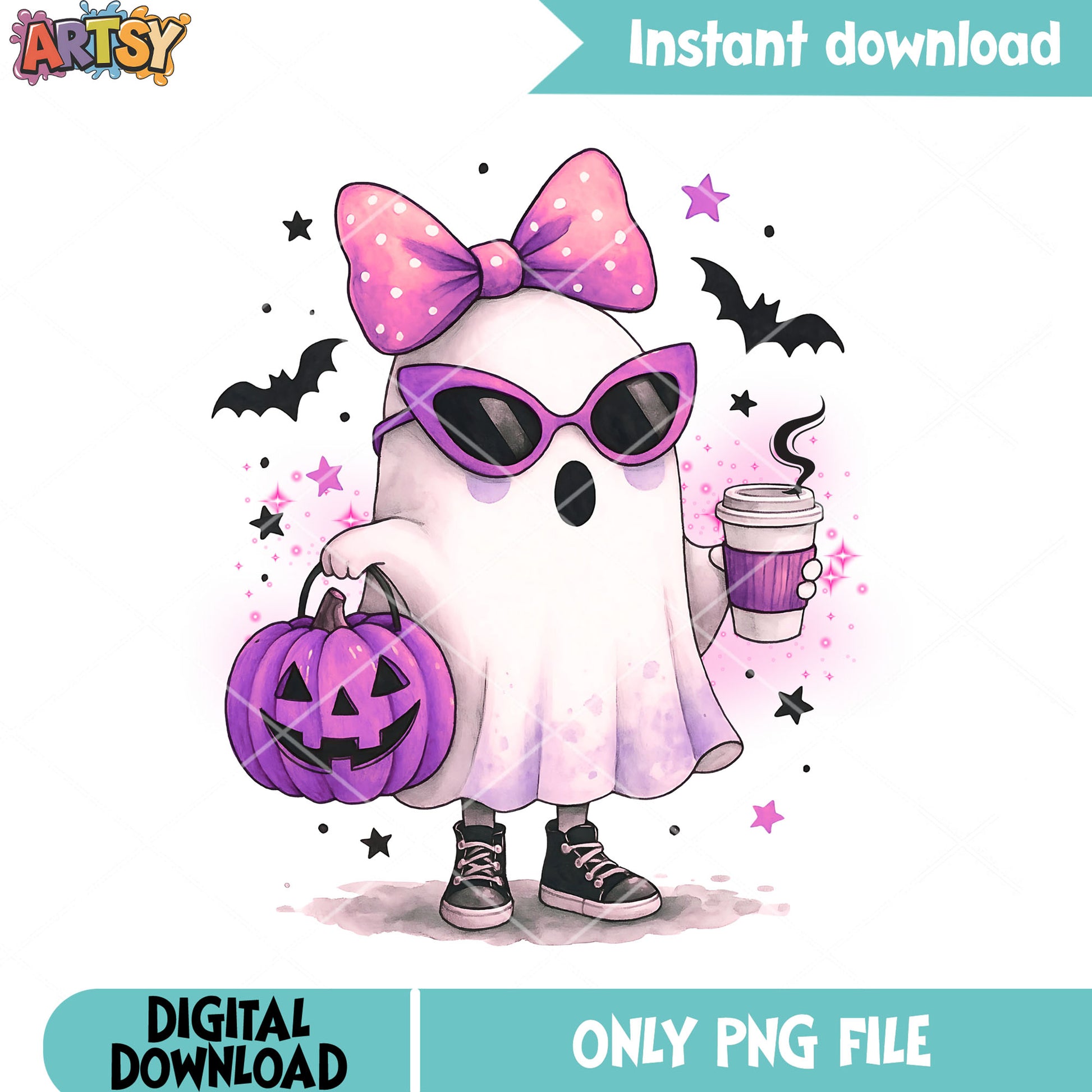 Fancy sunglass jack o lantern png, scary bats png, halloween scary png