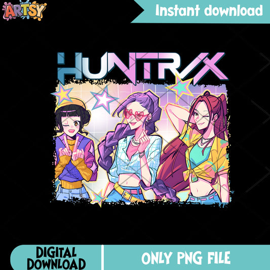 Fashion queen kpop huntrix png, huntrix girl png, kpop netlfix png