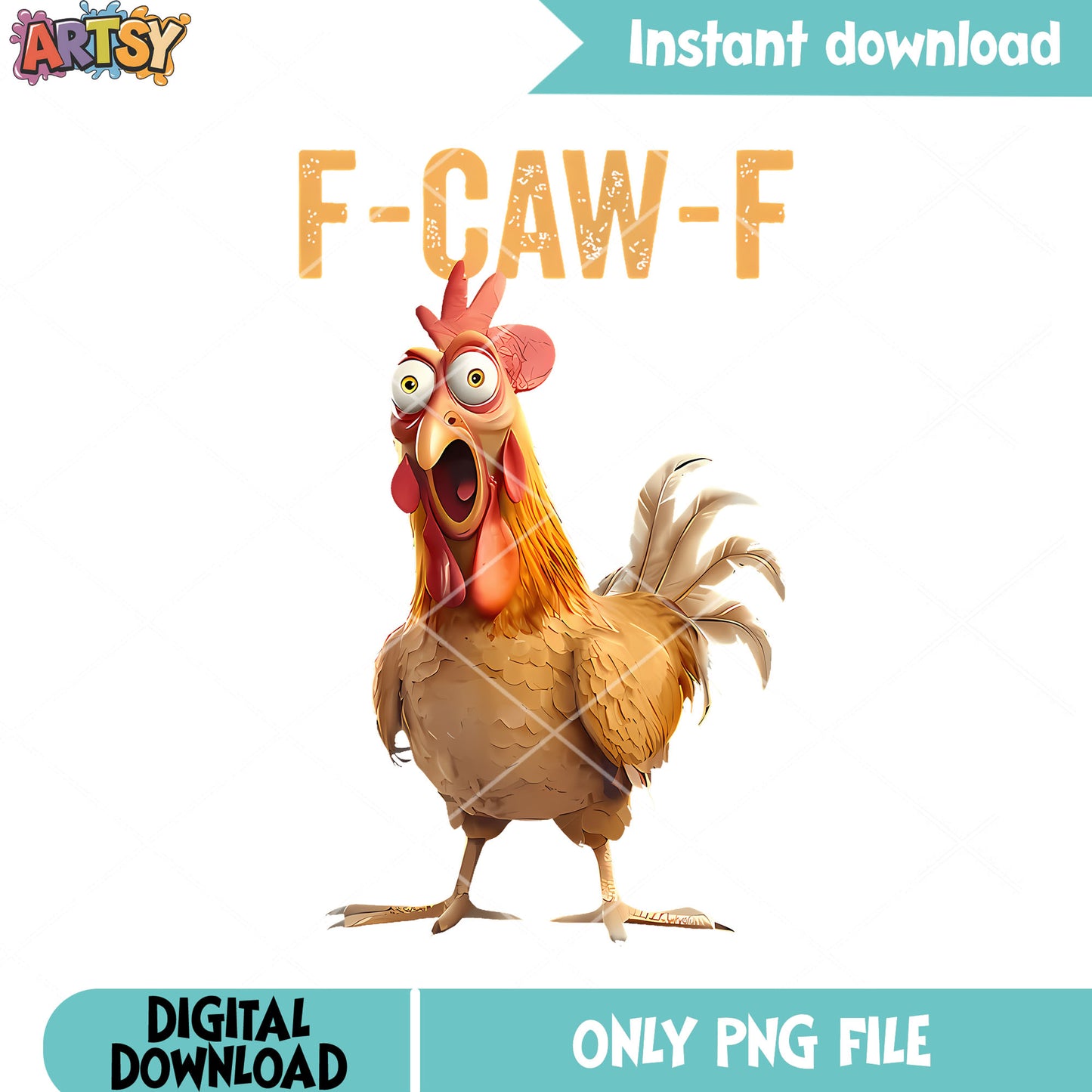 F caw F supprise chicken png, big cock png, chick fil a png