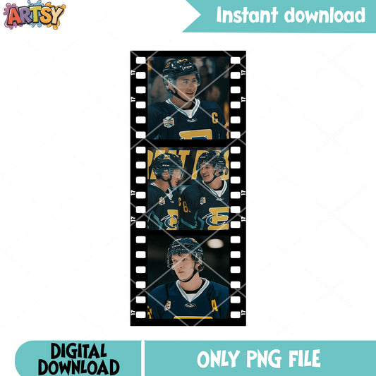 Film frame hollanov png, ilya rozanov png, shane hollander png