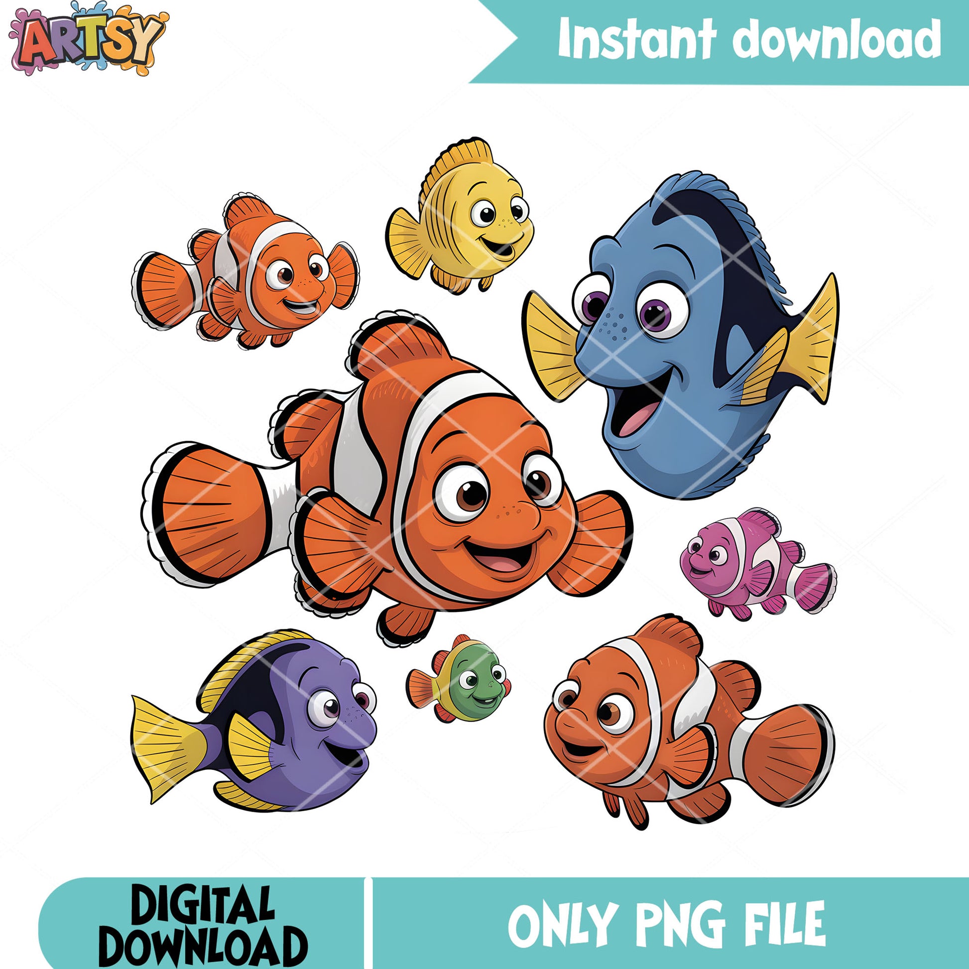 Fish disney nemo png, finding nemo png, disney movie png