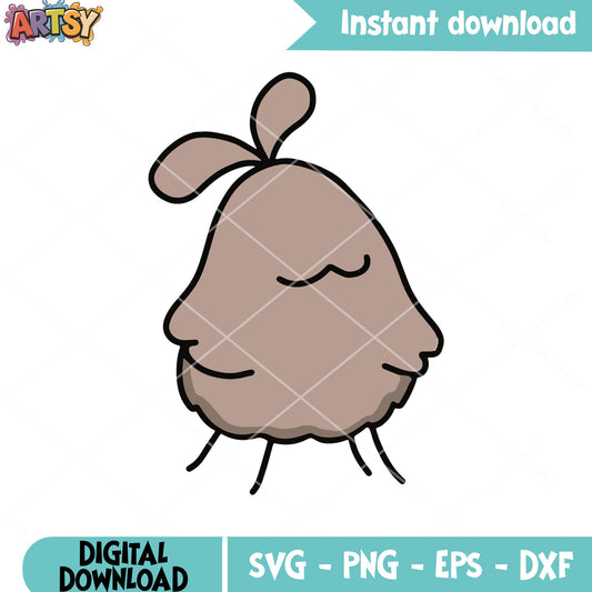 Flea chibi silksong svg, hollow knight svg, silksong svg