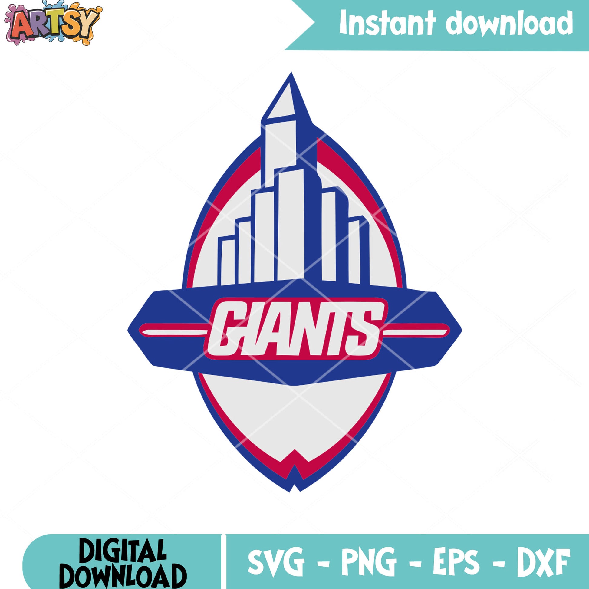 Football building nfl svg, ny giants svg, america football svg