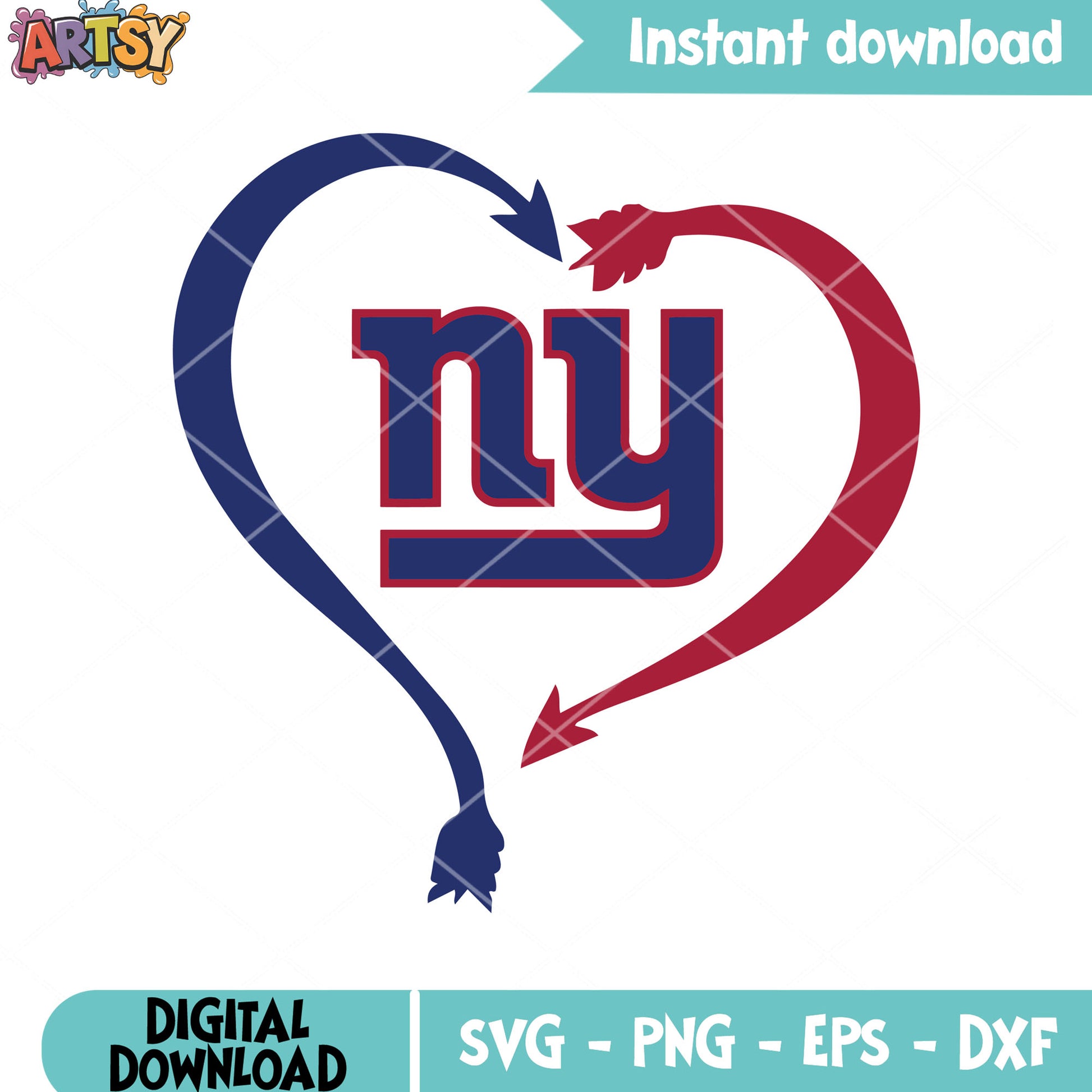 Football nfl new york team svg, ny giants svg, nfl logo svg
