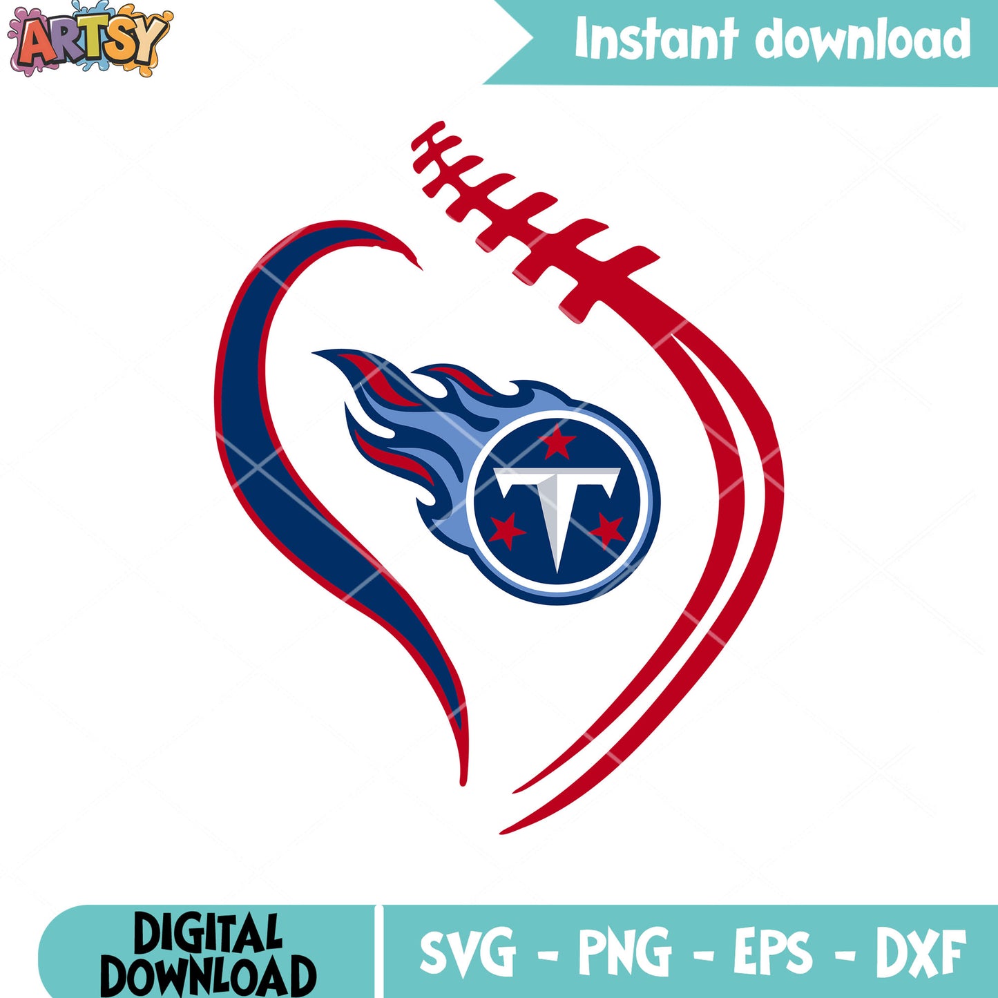 Football swirl tennessee logo svg, Tennessee Oilers svg, nfl logo svg
