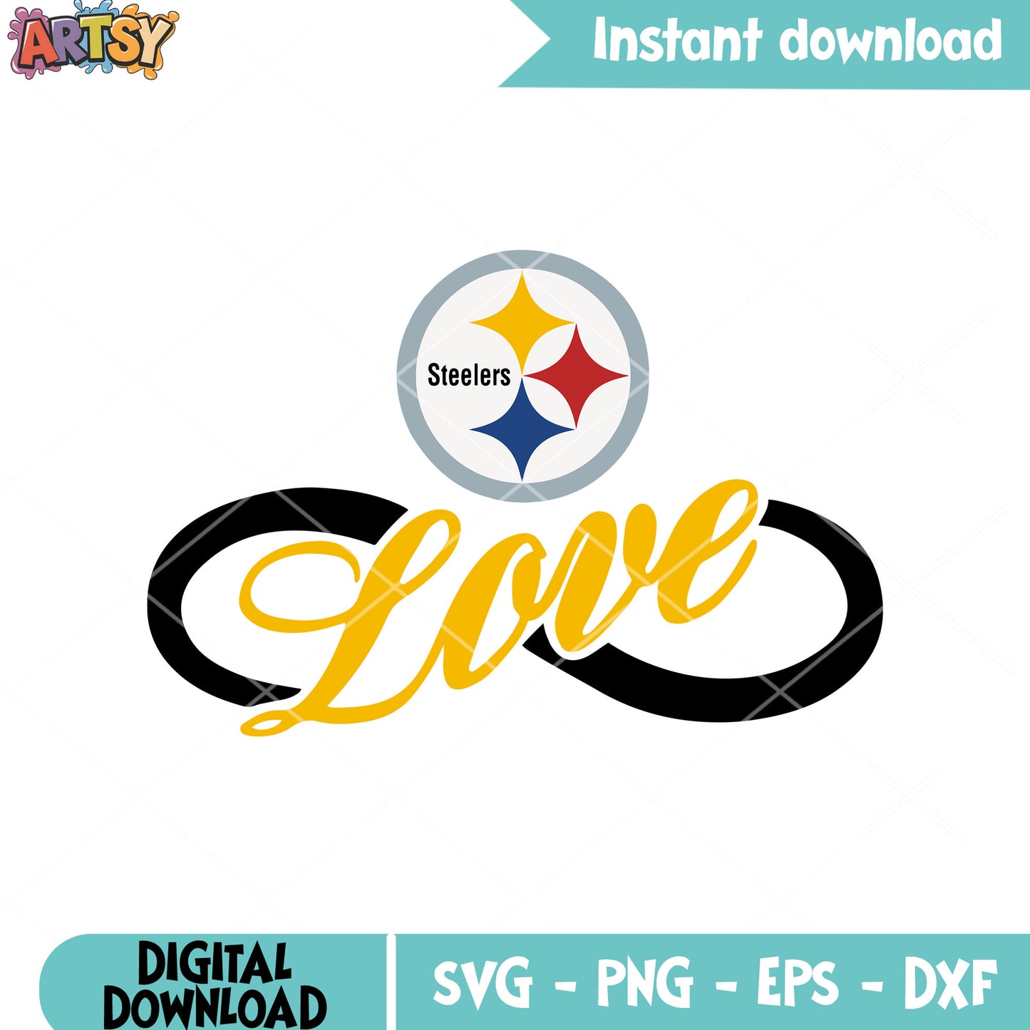 Forever love for steelers svg, nfl teams svg, pittsburgh steelers svg