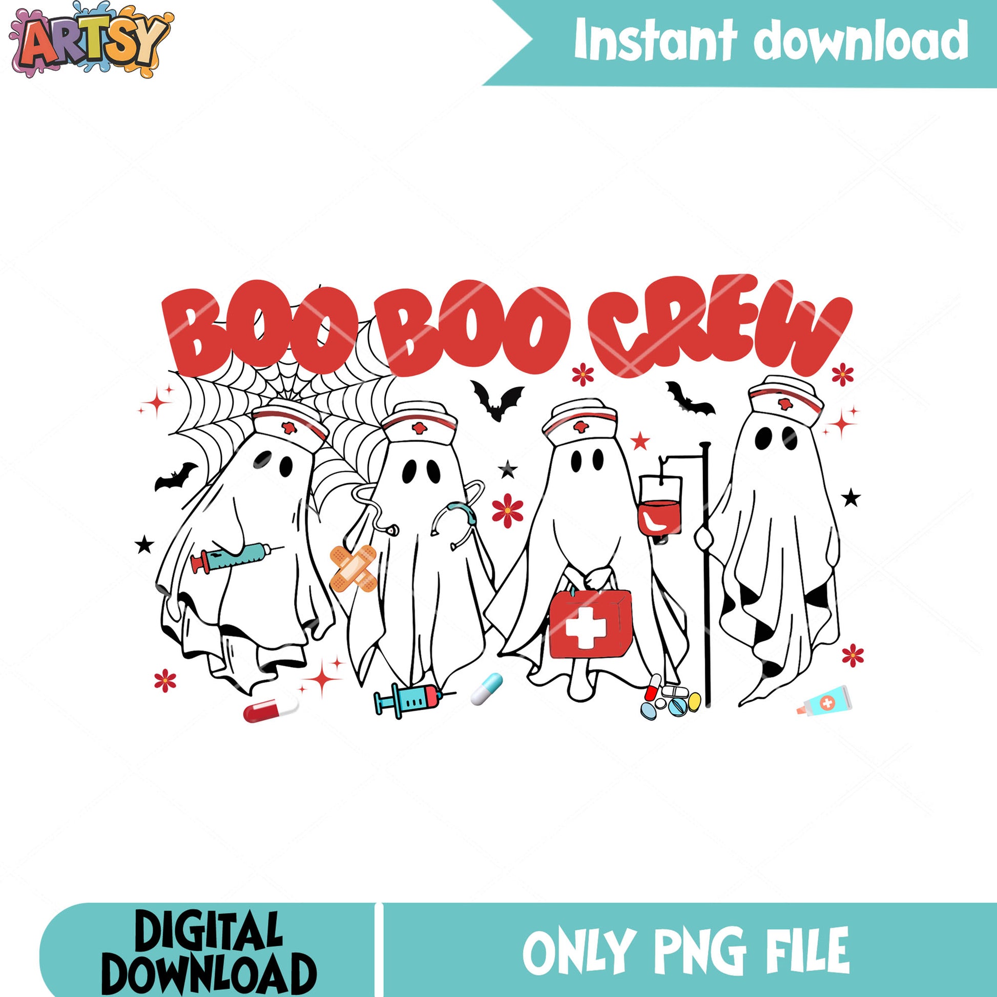 Four of ghost blanket png, nurse costume png, halloween scary png