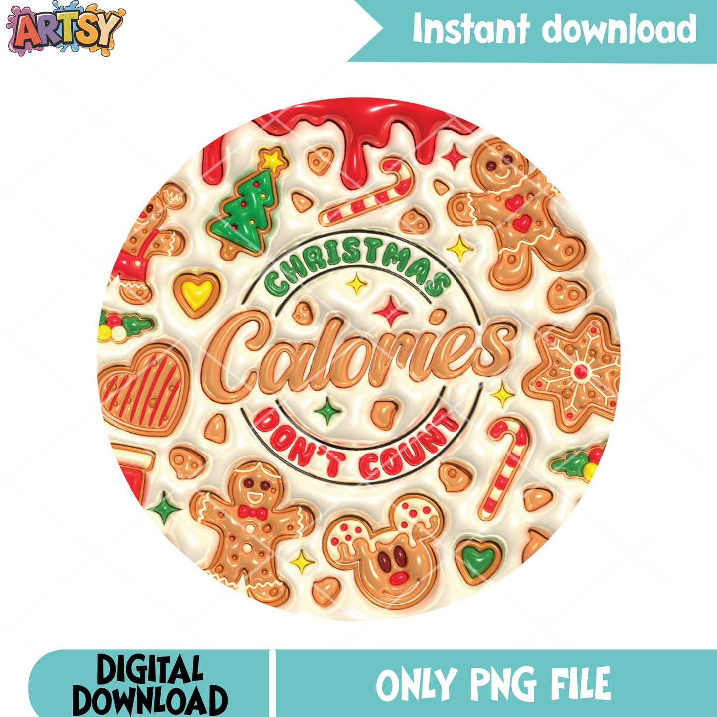 Funny diet quote png, holiday eating png, sweet tooth decoration png