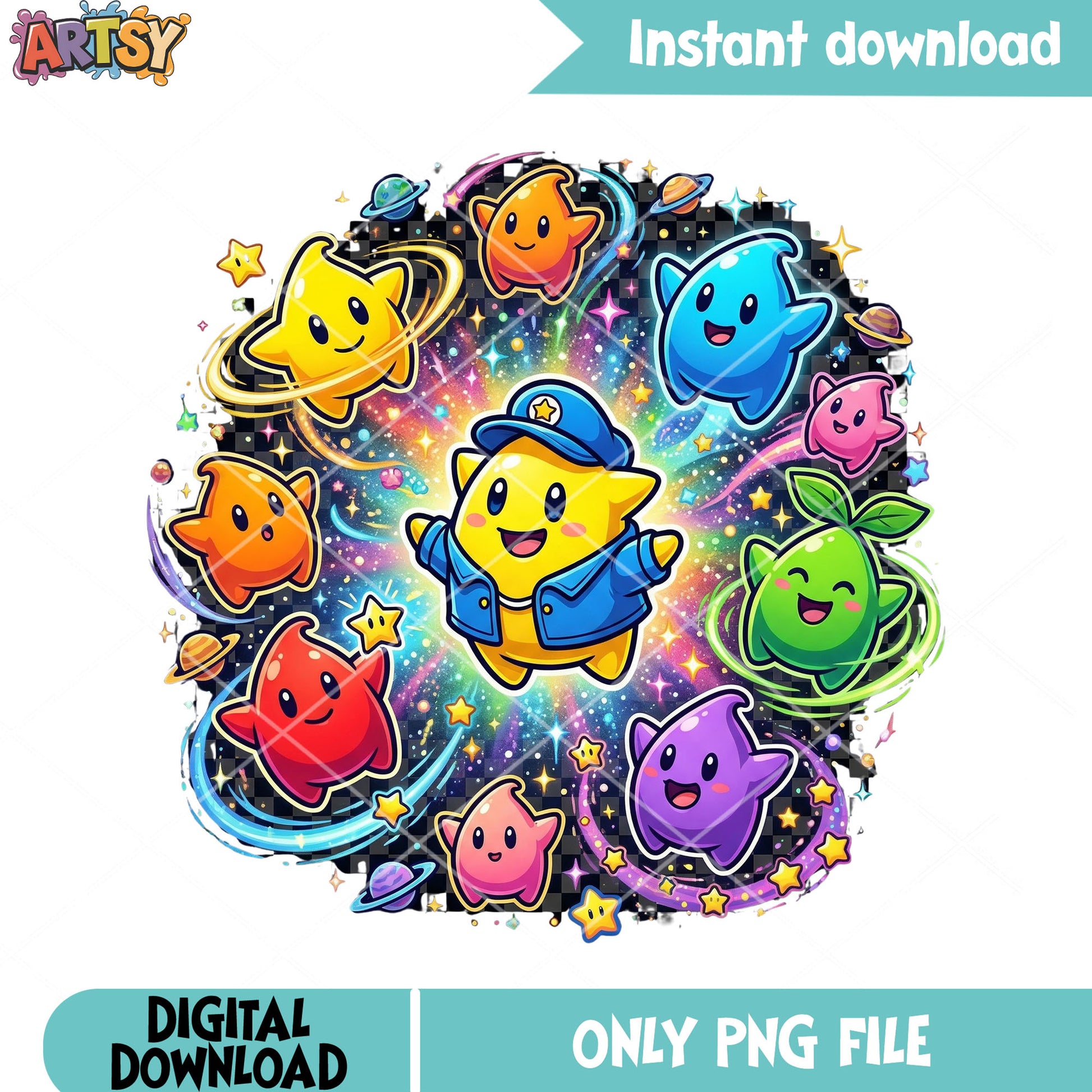Funny luma galaxy png,  super mario galaxy png, nintendo switch png