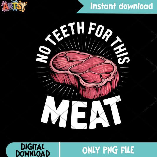 Funny meat art png, steak​ png, how to cook the perfect steak​ ​png