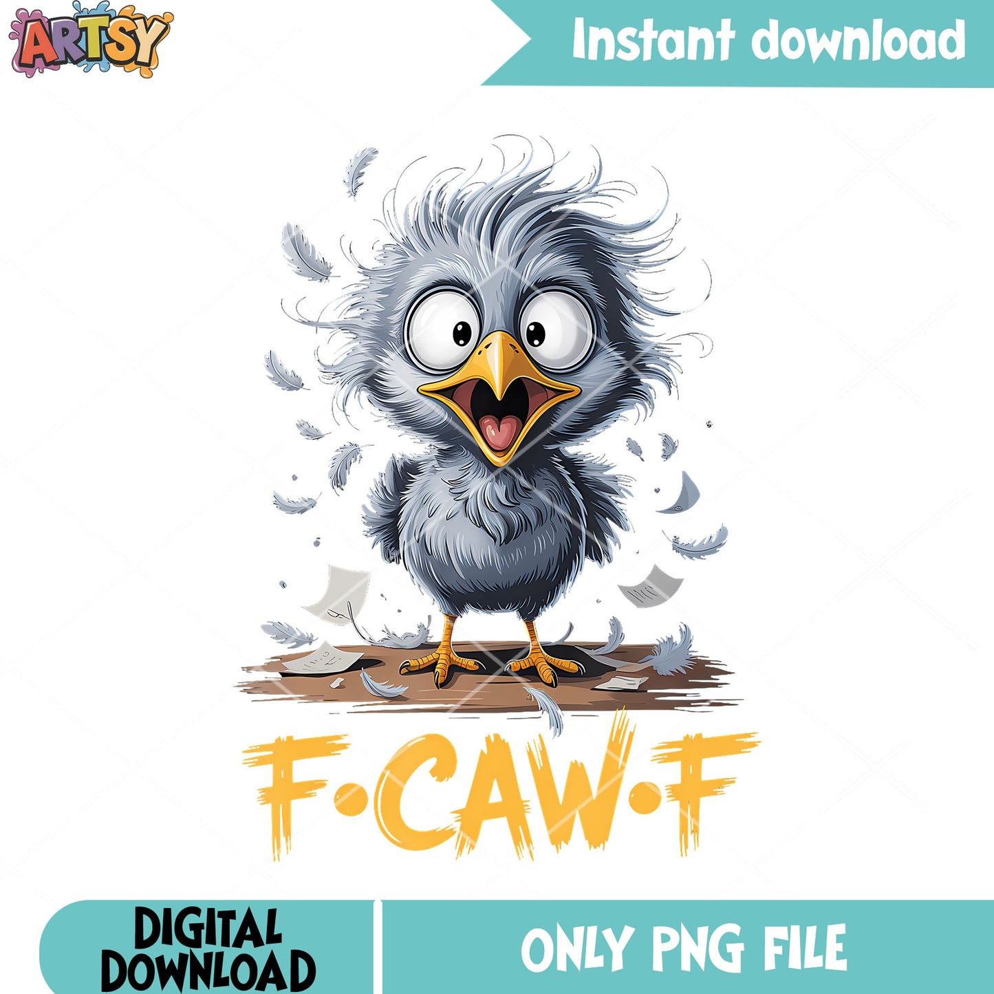 Funny memes f caw f png, black crow ​png, black bird​ png