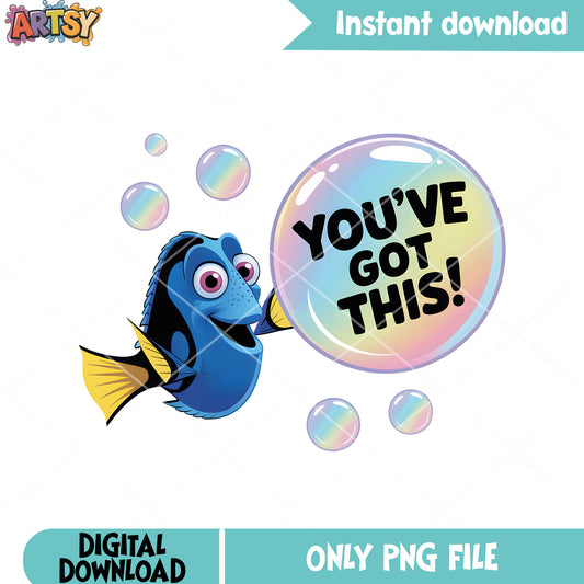 Funny stupid dory fish png, finding dory png, disney poster png