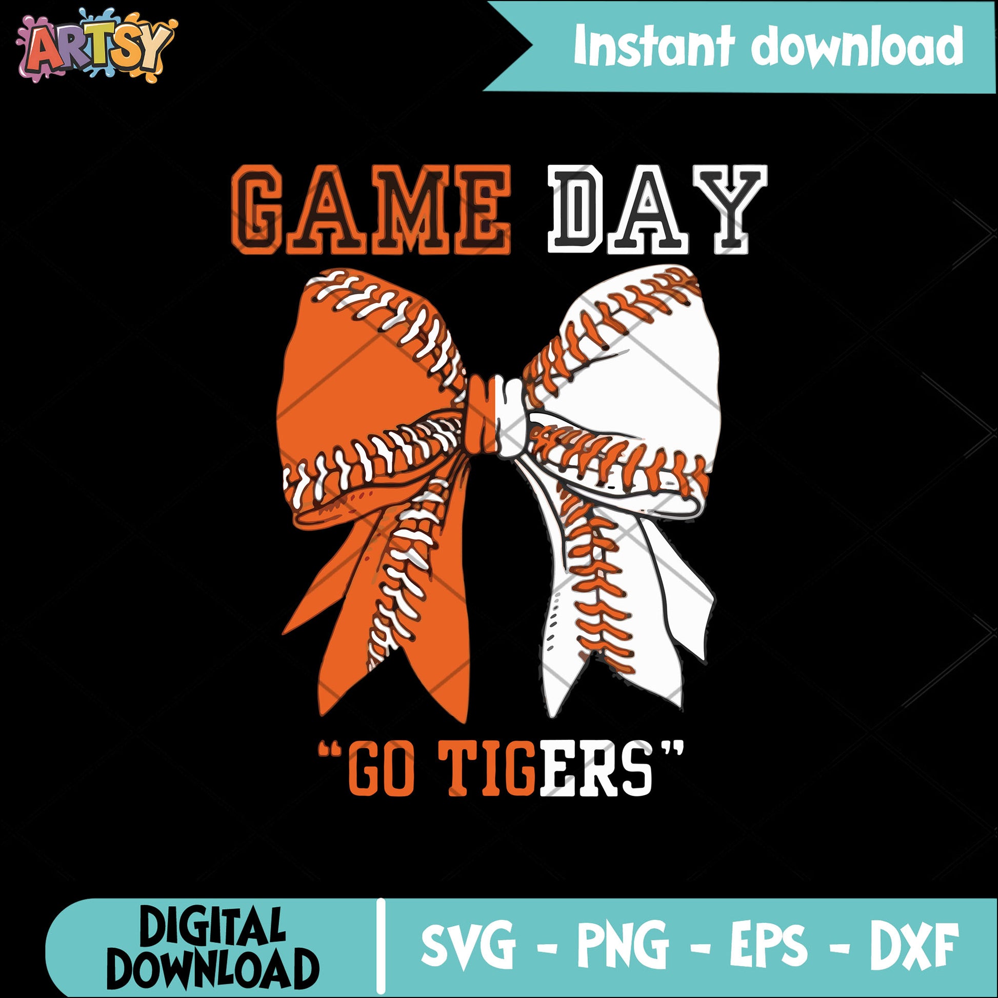 Game day go tigers design svg, lsu tigers svg, game day svg