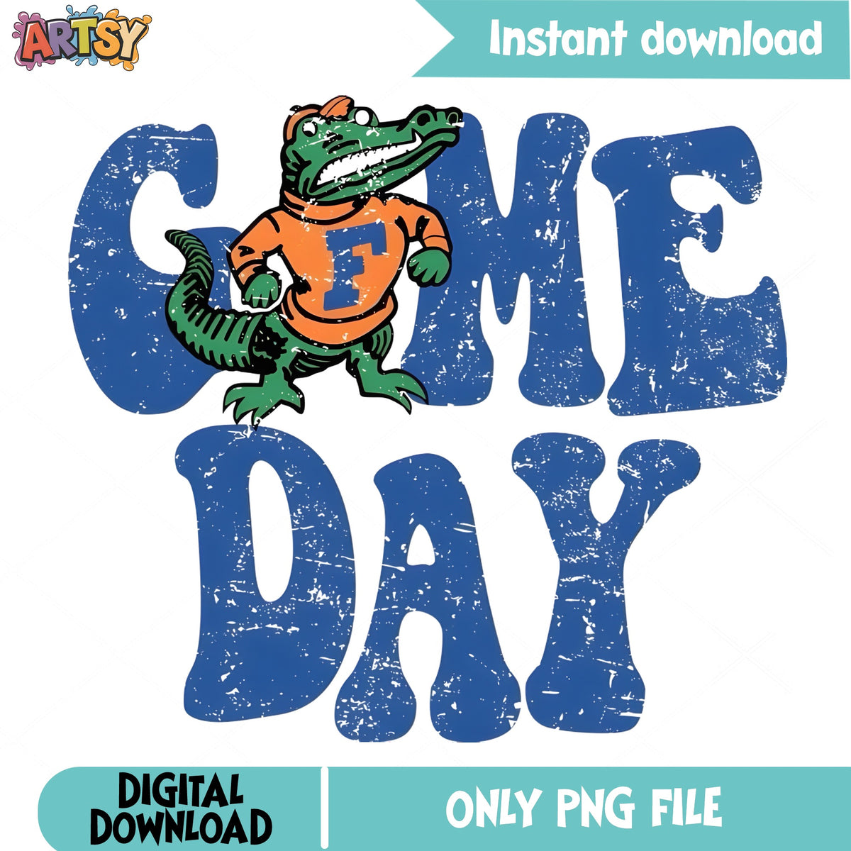 Gator Game Day PNG, Florida Gators Football PNG, Game Day PNG
