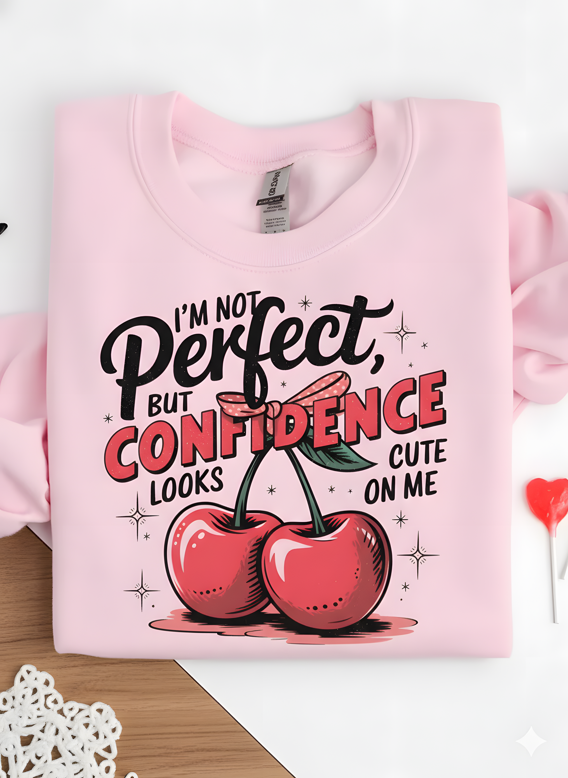 Im not perfect but confidence png