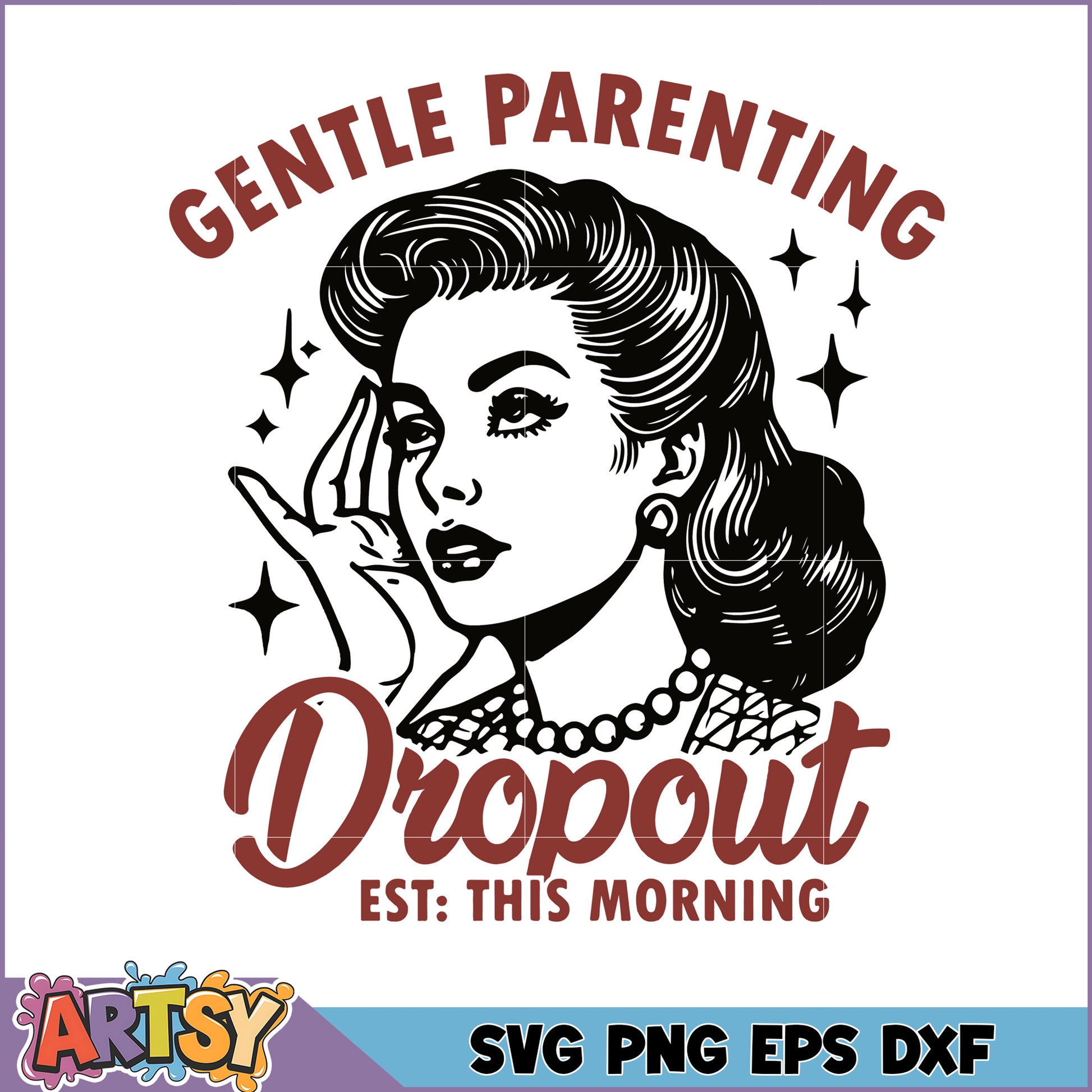Gentle Parenting Dropout SVG