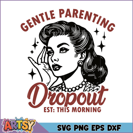 Gentle Parenting Dropout SVG