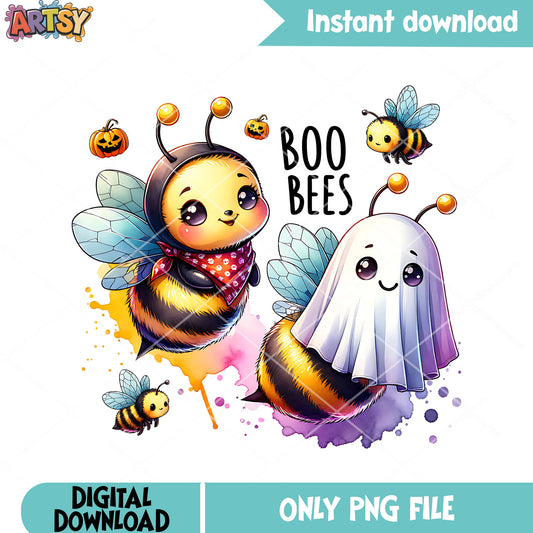Ghost Bee costume png, jack o lantern png, halloween scary png