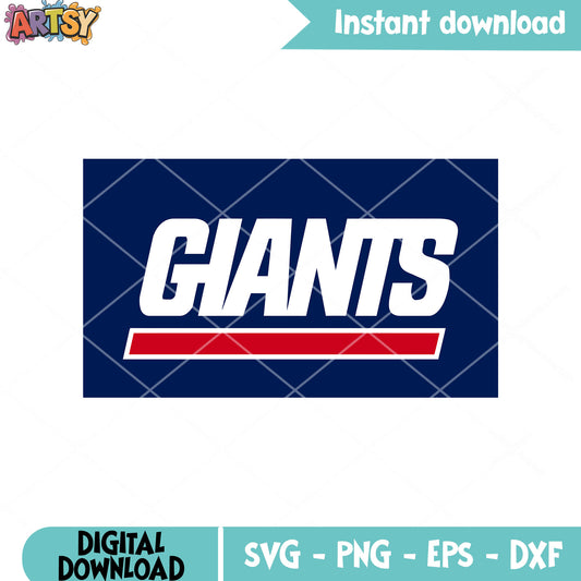 Giants america football team nfl svg, giants svg, new york svg