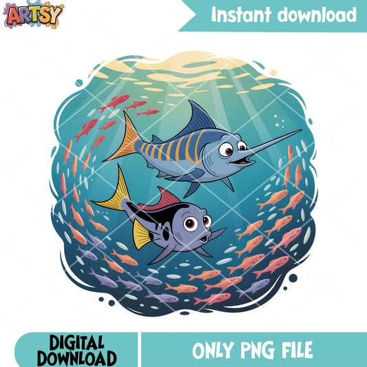Gill not swordfish png, finding nemo movie poster png, ​poster nemo png