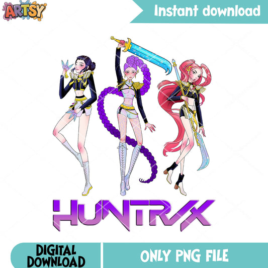 Girls pose poster png, suite black girls png, anime pose png - Copy