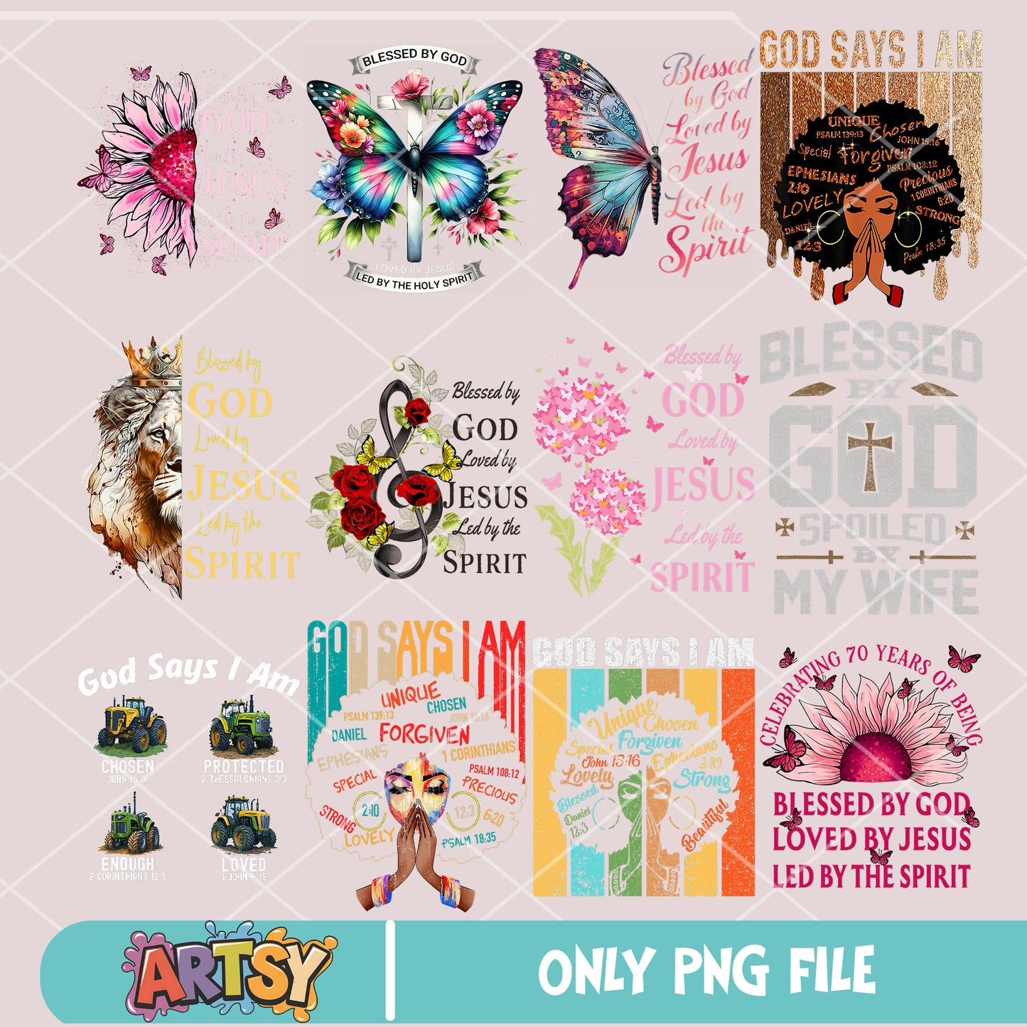 God jesus spirit png bundle, jesus quotes png, blessed god png