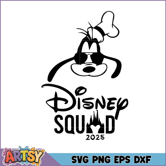 Goofy Disney Squad 2025 SVG Cut File