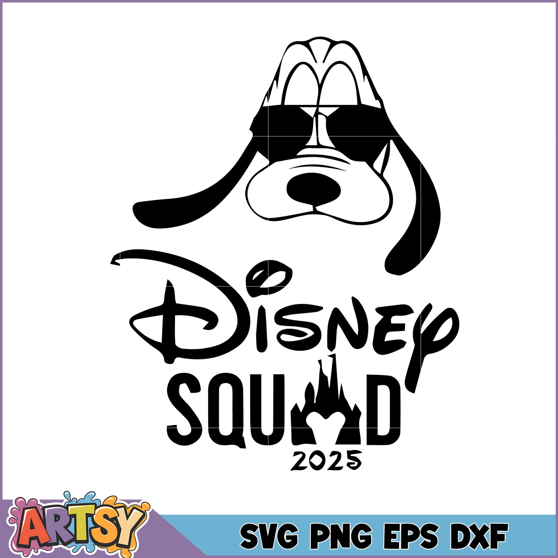 Goofy Disney Squad SVG 2025
