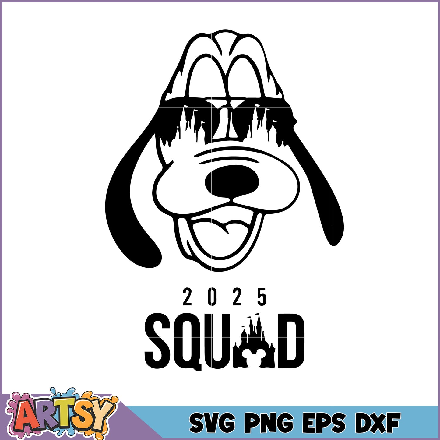 Goofy Sunglasses 2025 Squad SVG