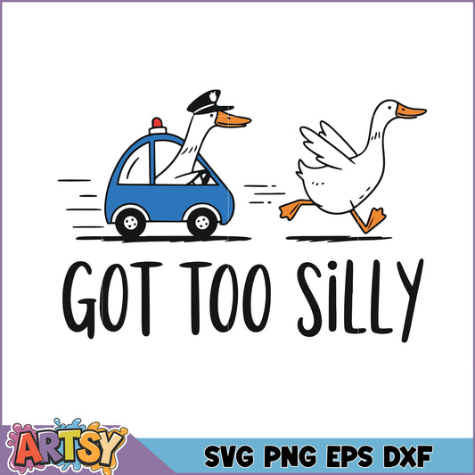 Goose Police SVG Cut File