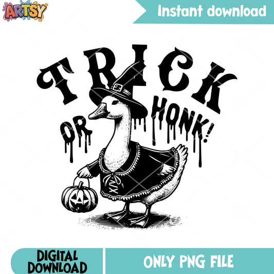 Goose the witch png, jack o lantern png, halloween scary png