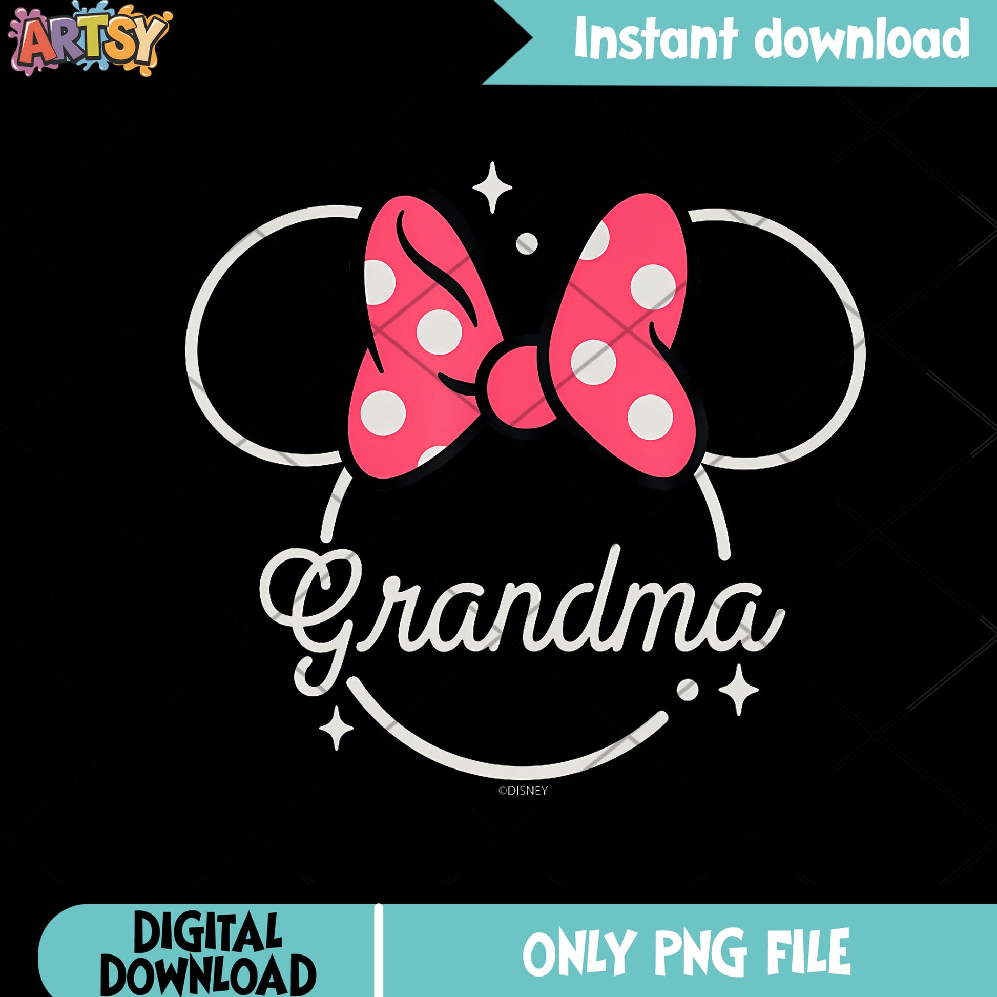 Grandma birthday disney png, disney movies png, minnie characters png