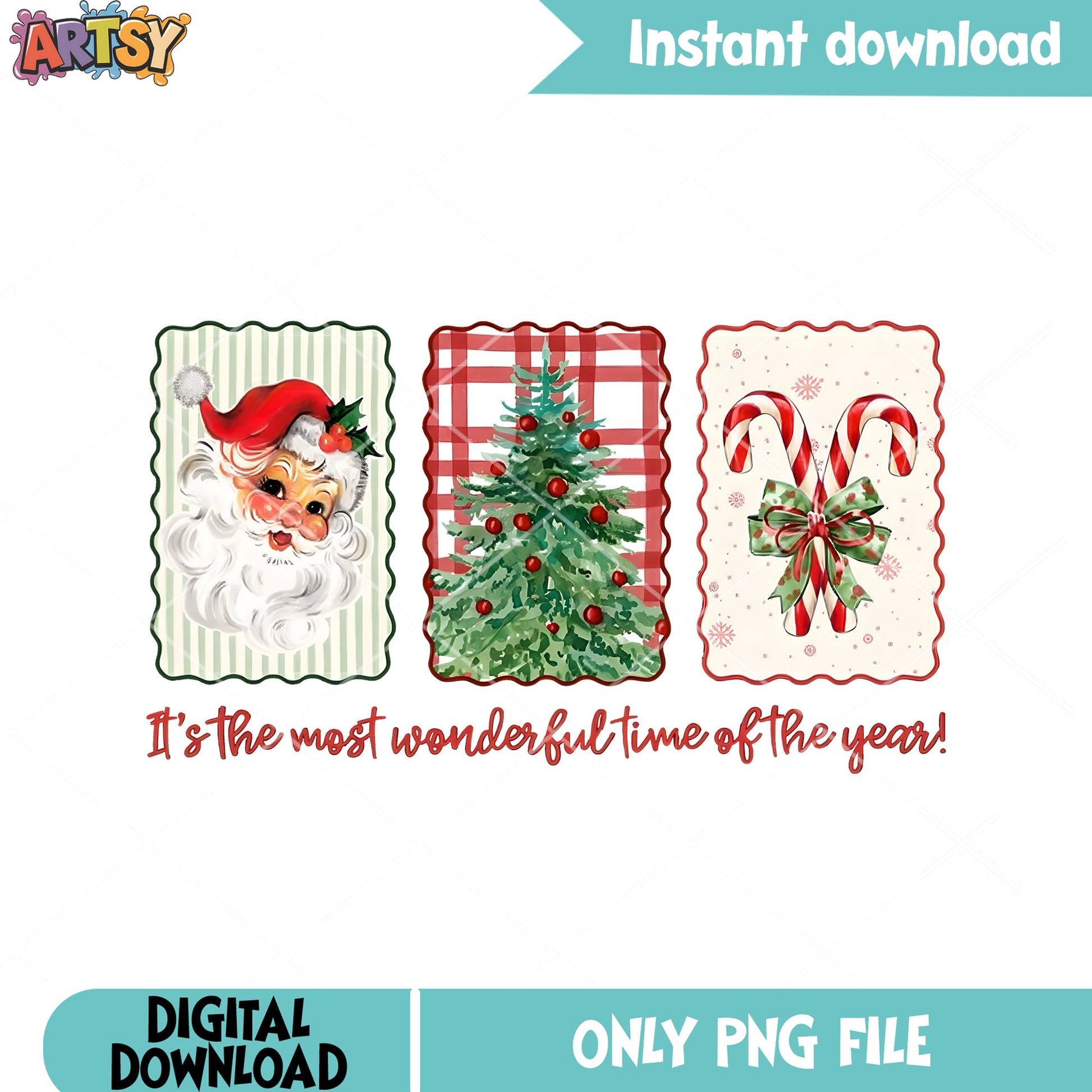Greatest time of the year png, snowflake png, candycane png