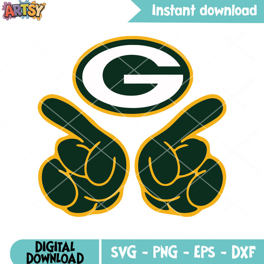 Green bay packers team svg, packers svg, nfl celebrations svg